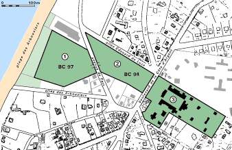 Plan des parcelles